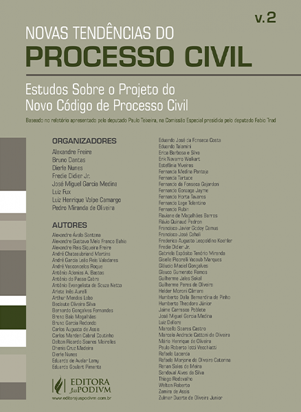 Novas Tendências do Processo Civil - Vol. 2